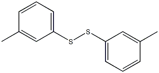 Bis(3-methylphenyl) persulfide 结构式