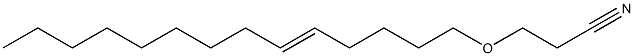 3-(5-Tetradecenyloxy)propionitrile Structure