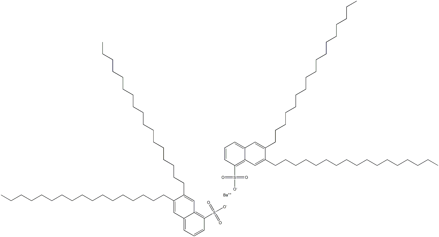  Bis(6,7-diheptadecyl-1-naphthalenesulfonic acid)barium salt