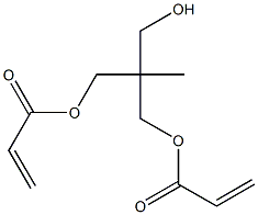 Bisacrylic acid 2-hydroxymethyl-2-methyl-1,3-propanediyl ester 结构式