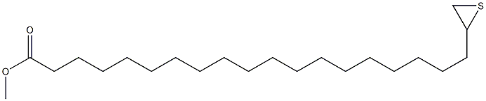 20,21-Epithiohenicosanoic acid methyl ester Structure