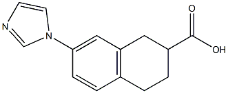 7-(1H-Imidazol-1-yl)tetralin-2-carboxylic acid Struktur