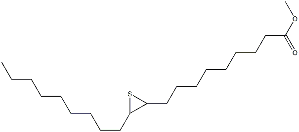 10,11-Epithioicosanoic acid methyl ester Structure