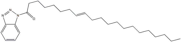 1-(1-Oxo-8-henicosenyl)-1H-benzotriazole,,结构式