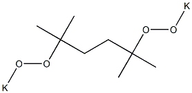 2,5-Dimethyl-2,5-bis(potassioperoxy)hexane,,结构式
