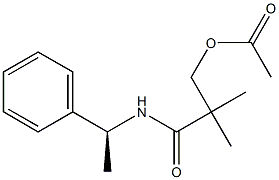  N-[(1S)-1-Phenylethyl]-3-(acetyloxy)-2,2-dimethylpropanamide