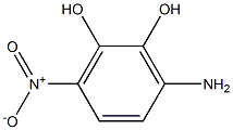 3-Amino-6-nitropyrocatechol Structure