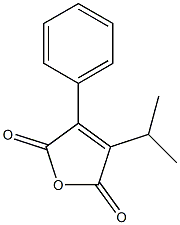 3-Phenyl-4-isopropylfuran-2,5-dione 结构式