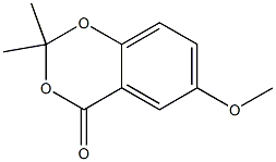 6-Methoxy-2,2-dimethyl-4H-1,3-benzodioxin-4-one Structure