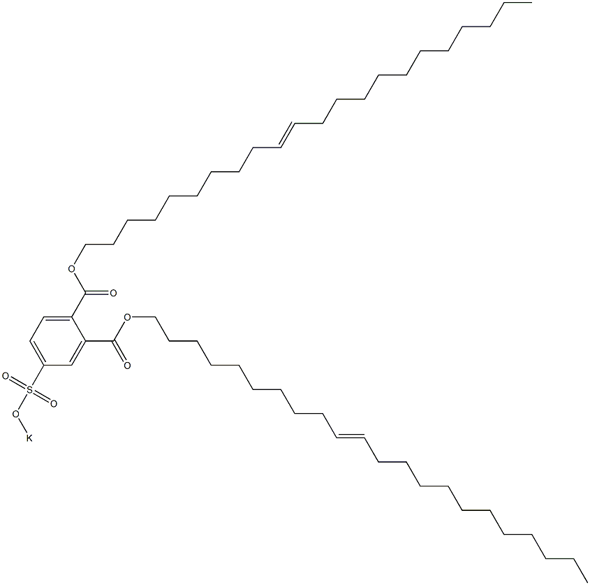 4-(Potassiosulfo)phthalic acid di(10-docosenyl) ester