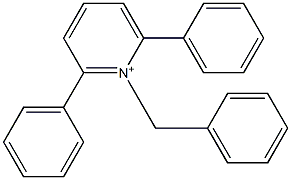 1-Benzyl-2,6-diphenylpyridinium Structure