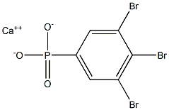 3,4,5-Tribromophenylphosphonic acid calcium salt Structure