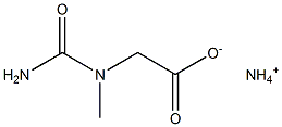 (Carbamoylmethylamino)acetic acid ammonium salt Structure