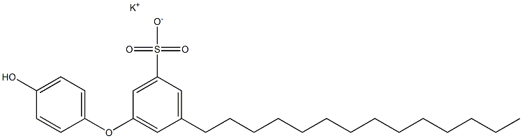 4'-Hydroxy-5-tetradecyl[oxybisbenzene]-3-sulfonic acid potassium salt