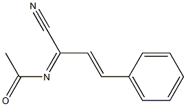  1-Acetyl-2-cyano-4-phenyl-1-aza-1,3-butadiene