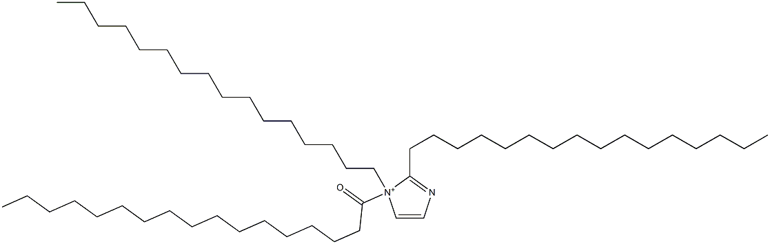 1,2-Dihexadecyl-1-heptadecanoyl-1H-imidazol-1-ium Struktur
