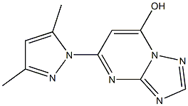 5-(3,5-Dimethyl-1H-pyrazol-1-yl)-7-hydroxy[1,2,4]triazolo[1,5-a]pyrimidine Structure