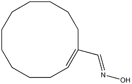 Cyclododecene-1-carbaldehyde oxime,,结构式