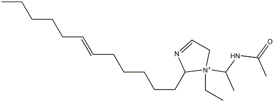 1-[1-(Acetylamino)ethyl]-2-(6-dodecenyl)-1-ethyl-3-imidazoline-1-ium|