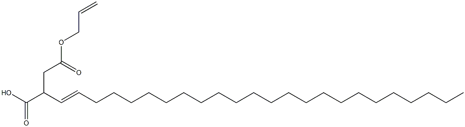 2-(1-Tetracosenyl)succinic acid 1-hydrogen 4-allyl ester Structure
