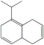 1,4,4a,7-Tetrahydro-8-isopropylnaphthalene Structure