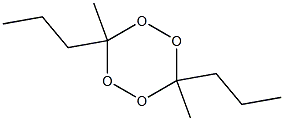 3,6-Dimethyl-3,6-dipropyl-1,2,4,5-tetroxane,,结构式