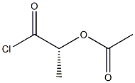 (R)-2-アセトキシプロピオン酸クロリド 化学構造式