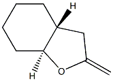 (3aR,7aS)-オクタヒドロ-2-メチレンベンゾフラン 化学構造式