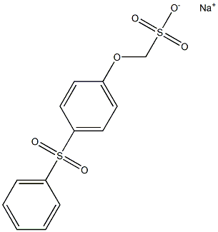 p-(Phenylsulfonyl)phenoxymethanesulfonic acid sodium salt