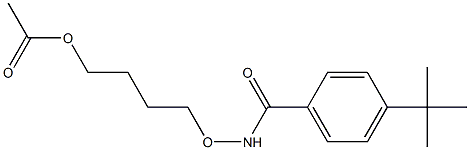 N-Acetoxy-N-butoxy-4-tert-butylbenzamide Structure