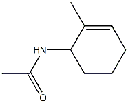 N-Acetyl-2-methyl-2-cyclohexen-1-amine Structure