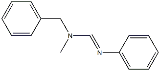 N1-Benzyl-N1-methyl-N2-phenylformamidine 结构式