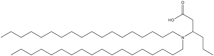 3-(Dioctadecylamino)hexanoic acid Structure