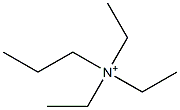 Triethylpropylaminium Structure