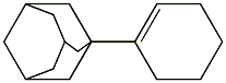 1-(1-Cyclohexenyl)adamantane,,结构式