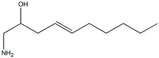 1-Amino-4-decen-2-ol Structure