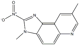 3,8-Dimethyl-2-nitro-3H-imidazo[4,5-f]quinoline,,结构式