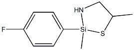 2,5-Dimethyl-2-(4-fluorophenyl)-1-thia-3-aza-2-silacyclopentane|