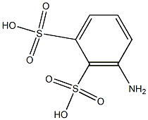 3-Amino-1,2-benzenedisulfonic acid Structure