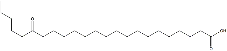 18-オキソトリコサン酸 化学構造式