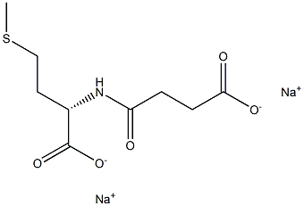 (S)-2-[(3-Carboxy-1-oxopropyl)amino]-4-(methylthio)butyric acid disodium salt,,结构式