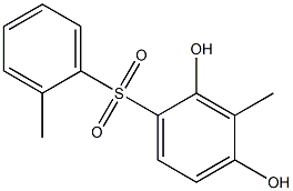 2,4-Dihydroxy-2',3-dimethyl[sulfonylbisbenzene] Struktur