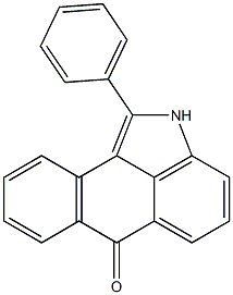 1-Phenylnaphth[1,2,3-cd]indol-6(2H)-one Struktur