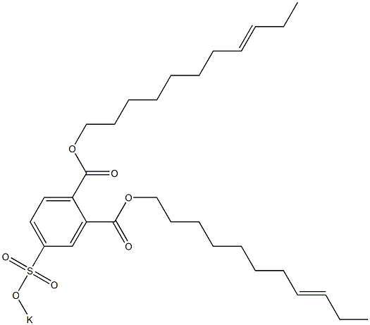 4-(Potassiosulfo)phthalic acid di(8-undecenyl) ester