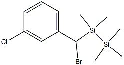  1-[(3-Chlorophenyl)bromomethyl]-1,1,2,2,2-pentamethyldisilane
