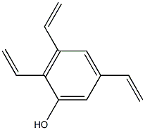 2,3,5-Triethenylphenol Struktur