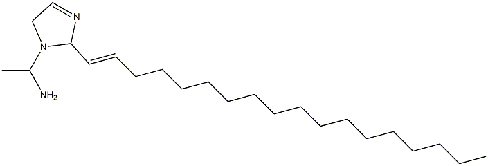 1-(1-Aminoethyl)-2-(1-octadecenyl)-3-imidazoline Struktur