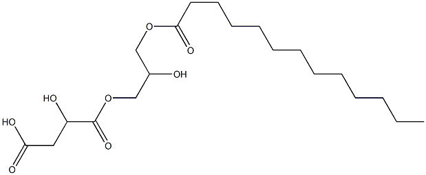 D-Malic acid hydrogen 1-(2-hydroxy-3-tridecanoyloxypropyl) ester|