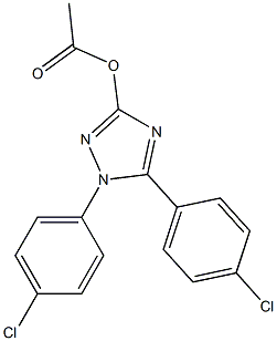  1,5-Bis(4-chlorophenyl)-1H-1,2,4-triazol-3-ol acetate