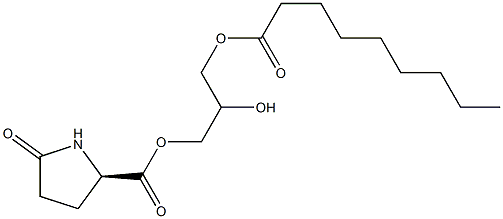 1-[(D-Pyroglutamoyl)oxy]-2,3-propanediol 3-nonanoate Structure